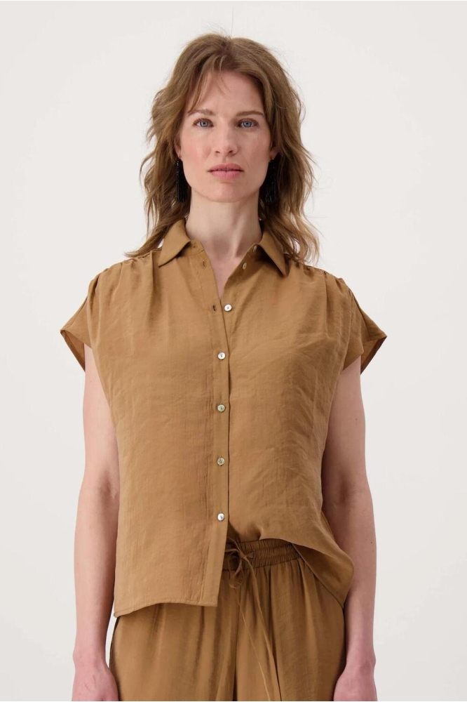 MODAL BLOUSE MOUWLOOS 0304 109 1003 CAMEL